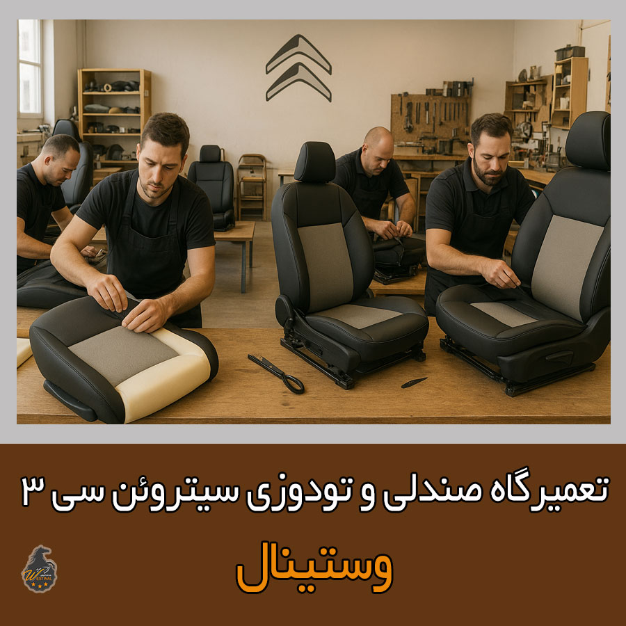 تعمیر صندلی سیتروئن C3