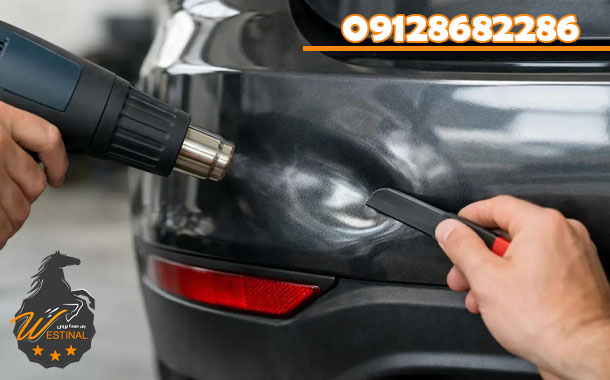 صافکاری سپر پلاستیکی - اصلاح تغییر شکل سپر پلاستیکی خودرو با ابزار تخصصی